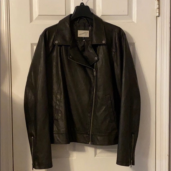 universal thread leather jacket